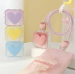 3D Heart Design Case for Apple Charger - Image 2
