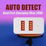 UNIX UX-107 25W Dual USB Travel Charger Adapter - Image 3